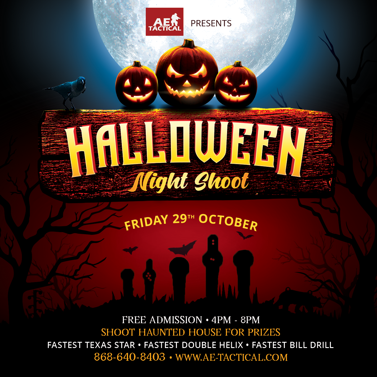 Halloween Night shoot flyer